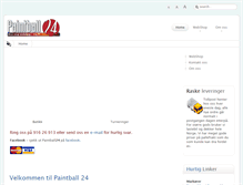 Tablet Screenshot of paintball24.com